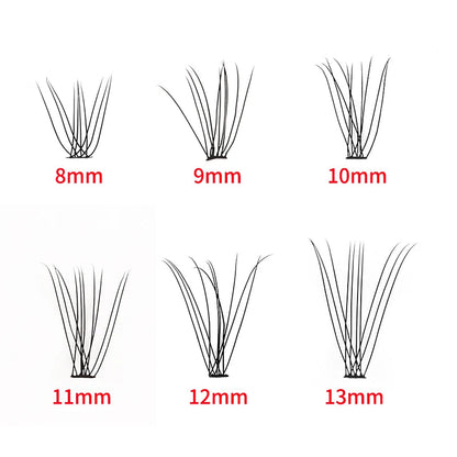 6 Rows 120 Bundles Eyelash Extension Natural Russian Volume Faux Cils Eyelashes Individual 10/20/30D Cluster False Lashes Makeup RELUX.STORE