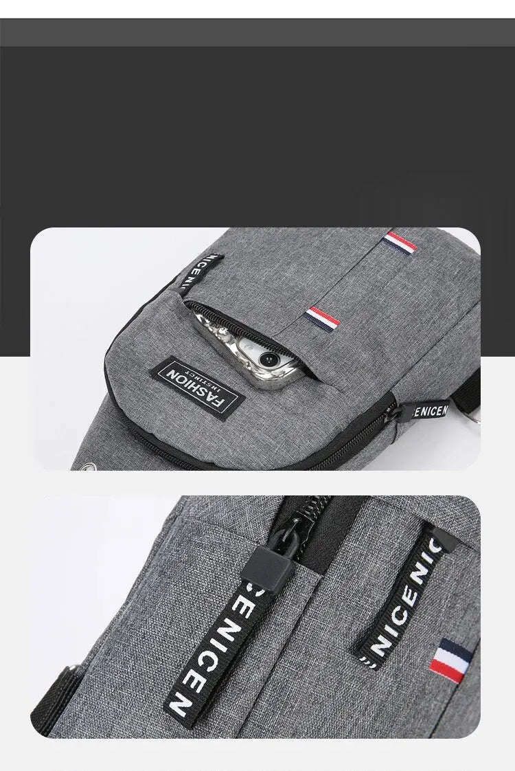 Fashionable and Trendy Lightweight Single Minimalist Shoulder Crossbody Bag for Men with Large Capacity for Leisure and Sports RELUX.STORE