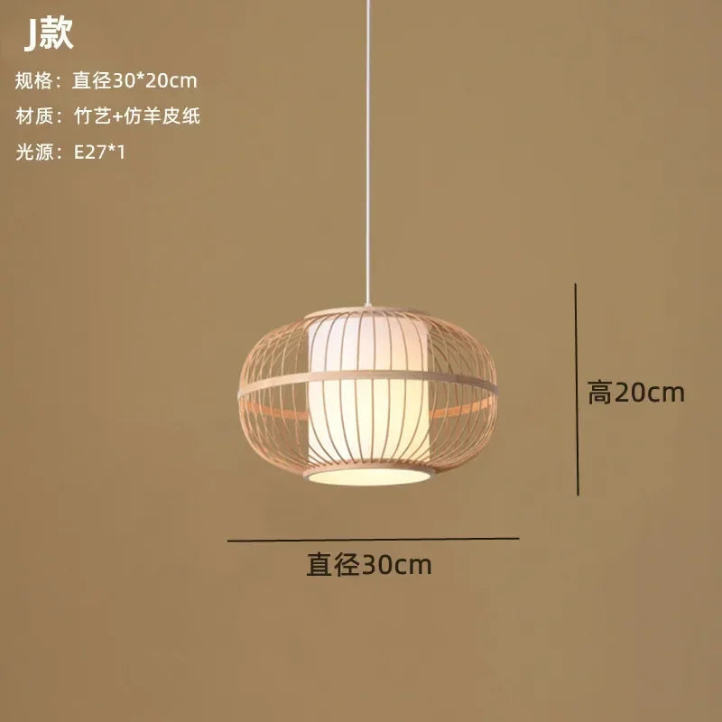 Nordic Chandelier Pendant Lights Lustre Bamboo Luxury Chandelier Pendant Lights Home Decoration Indoor Lighting Las Luces LLPL