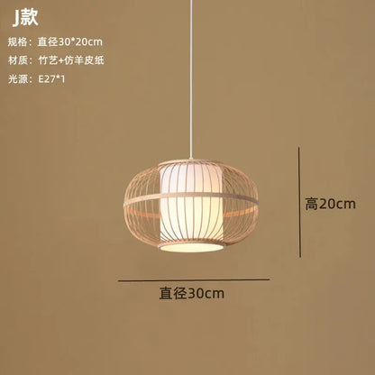 Nordic Chandelier Pendant Lights Lustre Bamboo Luxury Chandelier Pendant Lights Home Decoration Indoor Lighting Las Luces LLPL