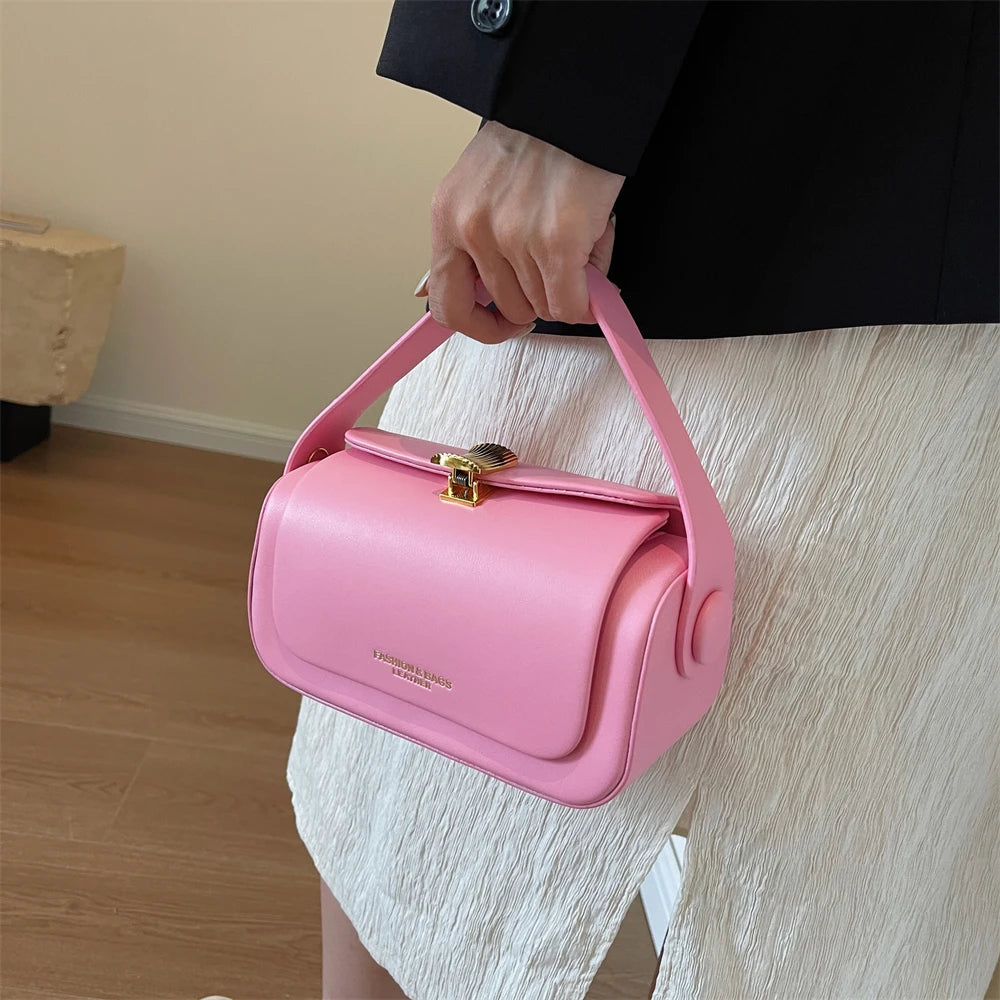 Simple Fashion Mini Square Women Crossbody Bags 2024 Luxury Designer Purses And Handbags Box Shape Pure Color Shoulder Satchels RELUX.STORE