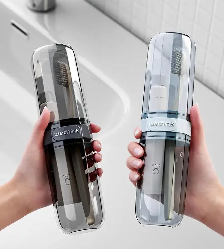 Toothbrush Travel Containers Transparent Portable Toothbrush Case Outdoor/business Trip/travel Acessories
