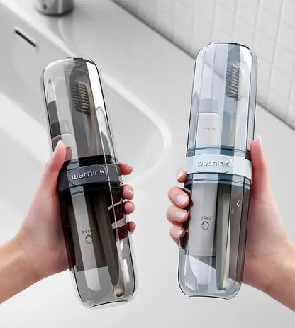 Toothbrush Travel Containers Transparent Portable Toothbrush Case Outdoor/business Trip/travel Acessories