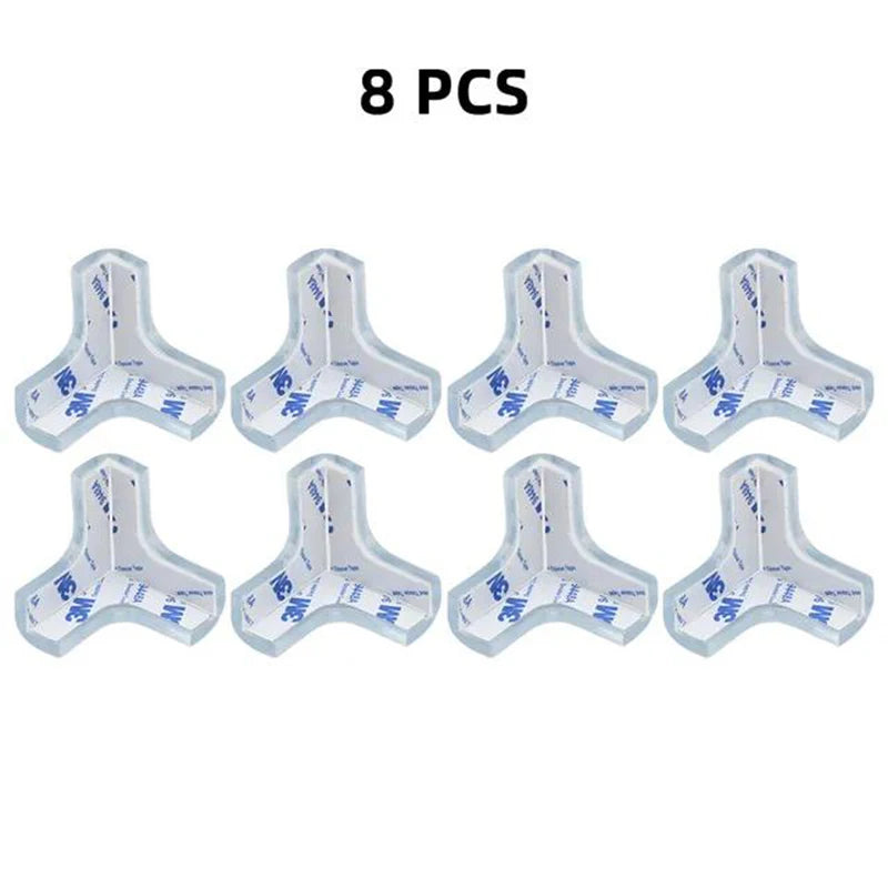 4pcs/8pcs/12pcs Children Baby Safety Silicone Protector Table Corner Edge Protector Child Anti-collision Edge Protector RELUX.STORE