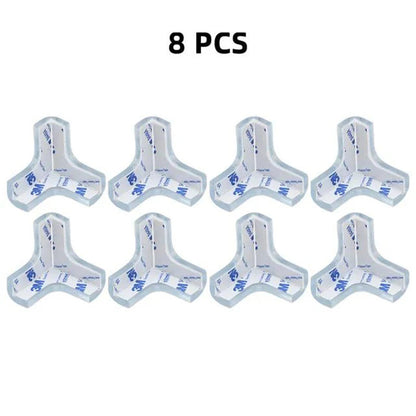 4pcs/8pcs/12pcs Children Baby Safety Silicone Protector Table Corner Edge Protector Child Anti-collision Edge Protector RELUX.STORE
