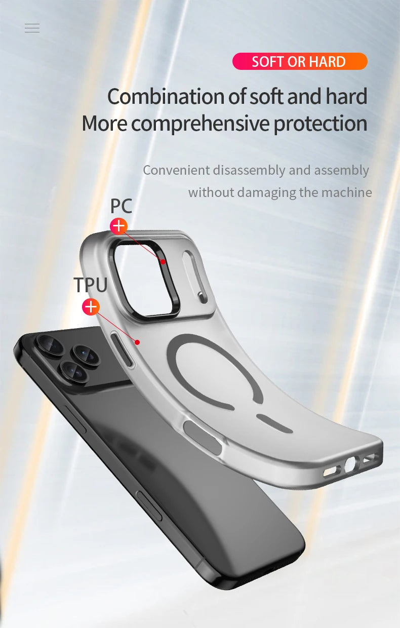 Luxury Ultra Thin Soft Silicone Magsafe Case For iPhone 17 Pro Max 17 Plus 17 Pro 17 promax Wireless Charge Magnetic Jelly Cover RELUX.STORE