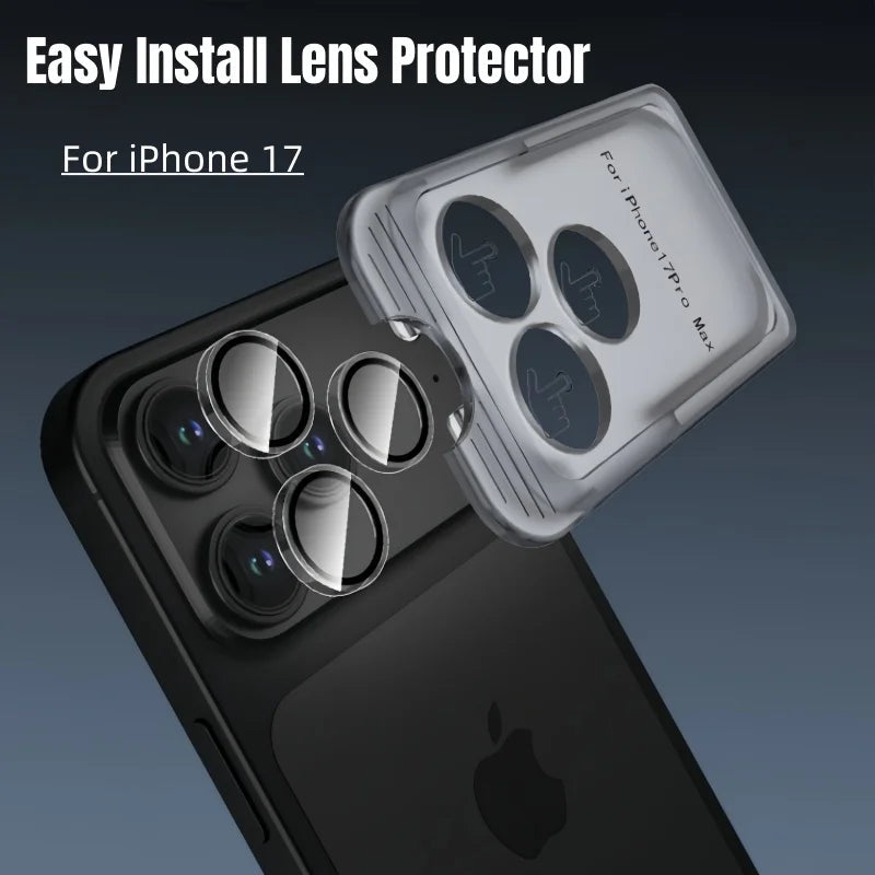 Removable Easy Install Lens Cover For iPhone 17 Pro Max 17 Air Dust Free Camera Protector Back Lens Glass Cap RELUX.STORE