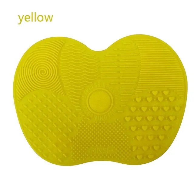 Silicone Brush Cleaner Cosmetic Make Up Washing Brush Gel Cleaning Mat Foundation Makeup Brush Cleaner Pad Scrubbe Board RELUX.STORE