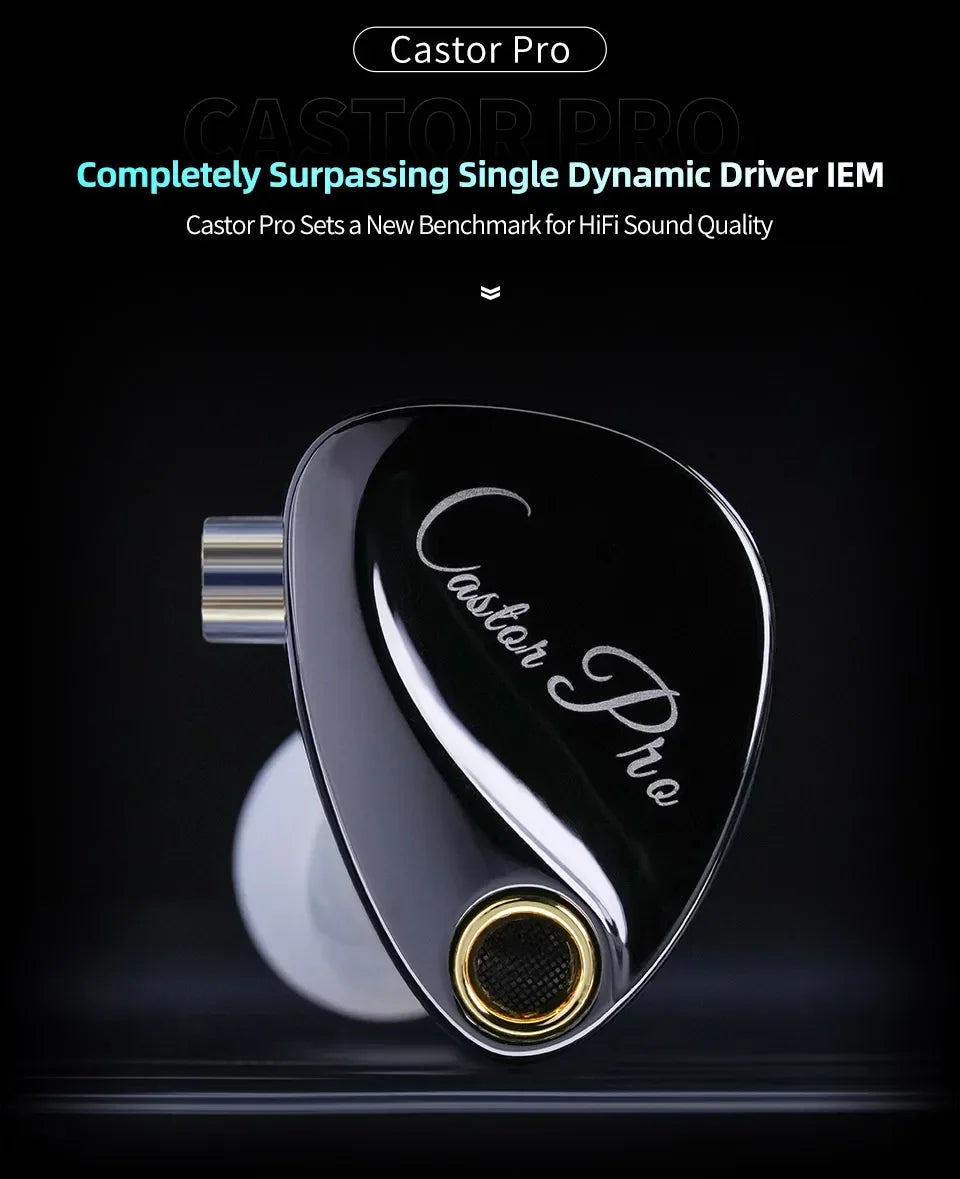 KZ Castor PRO in Ear Earphone HiFi Bass Dynamic Earbuds High-end Tunable Headphone Harman Target with Improved Bass Headsets RELUX.STORE