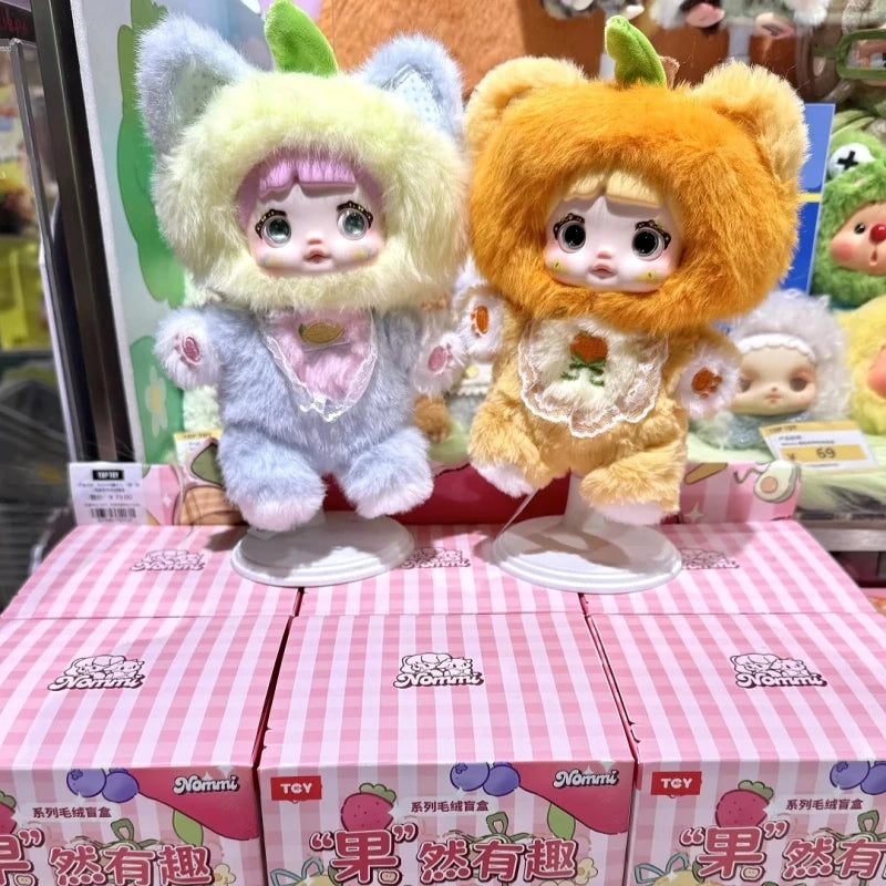 Nommi V3 Interesting Fruits Series Dream Eyes Blind Box Plush Doll Bag Pendant Vinyl Mystery Box Action Figure Children Toy Gift