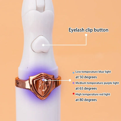 Naturally Curled Electric Eyelash Curler Intelligent Temperature Control Styling Make Up Eyelashes Curl Lasting Lash Curler Tool RELUX.STORE