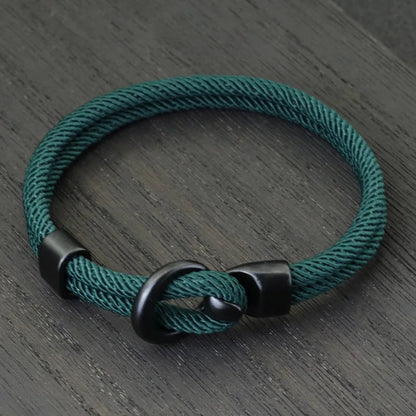 Fashion Rope Bracelet Men Double Layer Outdoor Camping Braclet Homme Accessories Survival Paracord Braslet Gift For Him RELUX.STORE