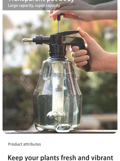 1pc Premium Plastic Pressure Spray Bottle - Powerful Air Pressure Technology, Adjustable Nozzle, High-Pressure Mist Sprayer for RELUX.STORE