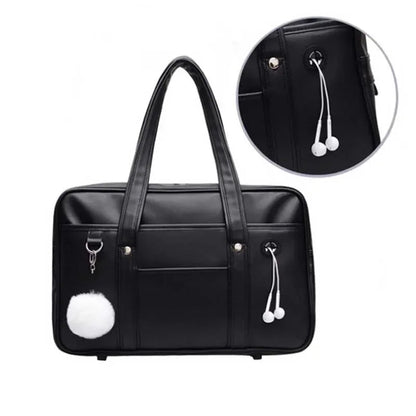 Japanese Casual PU Shoulder Bag Junior High School Students School Bag Handbag Anime Uniform Bag Tote Bags for Women Bolsos RELUX.STORE