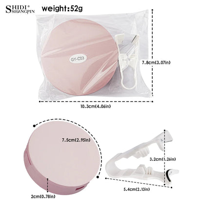 2 Pairs Magnetic Eyelash Natural Look Fluffy False Eyelashes Reusable Magnetic Eyelash Set with Applicator No Glue Need Makeup RELUX.STORE