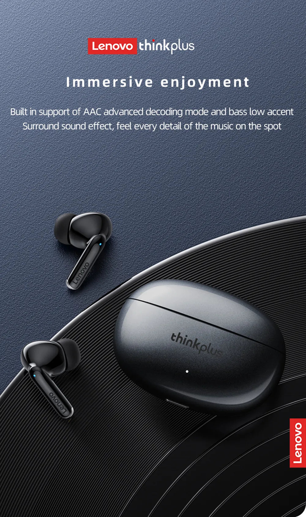 Original Lenovo XT88 TWS Wireless Earphones Bluetooth 5.3 Dual MIC Stereo Noise Reduction Bass HIFI Touch Control Earbuds RELUX.STORE