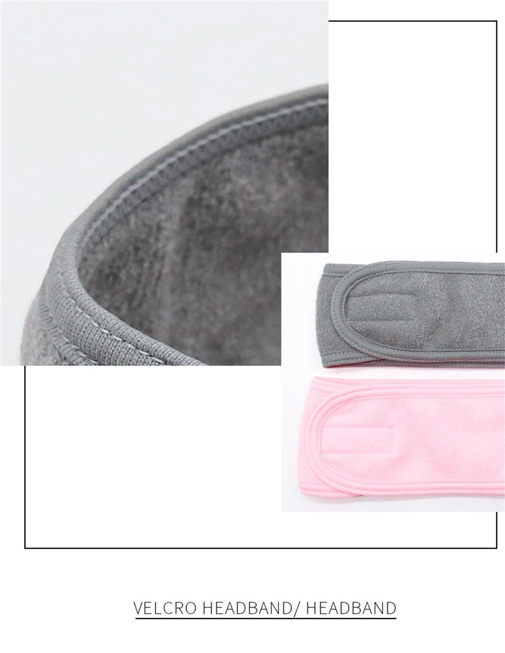 Eyelash Extension Headband Makeup Eyelash Extension Supplies Lashes Accessories Face Washing Bath SPA Facial Adjustable Headband RELUX.STORE