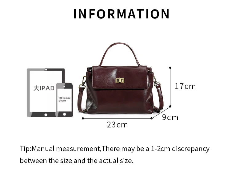 Women Cowhide Genuine Leather Tote Bag Lady Designer Luxury Soft Leather Handbag Fashion Crossbody Bags Female Shoulder Handbag RELUX.STORE