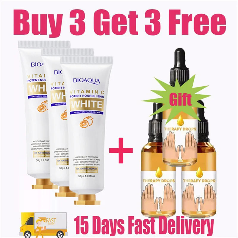 Fast Whitening Dark Knuckles Brighten Hand Cream Melanin Corrector Moisturizing Intense Stains Remover Products Skin Care RELUX.STORE