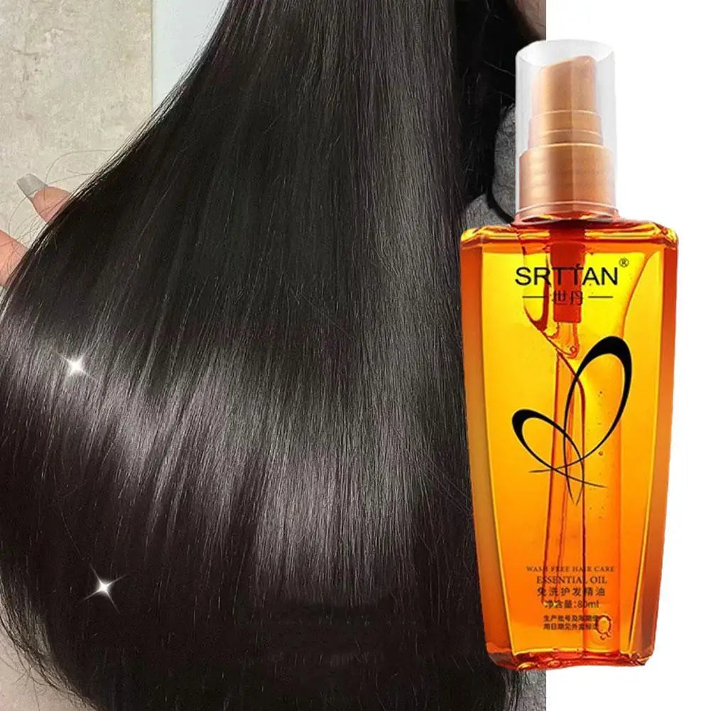 Moroccan Argan Oil Hair Serum Lightweight Hair Oil Mist For Split Ends, Frizzy Hair And Flyaways, Hair Oil Repair- Gloss Shine RELUX.STORE
