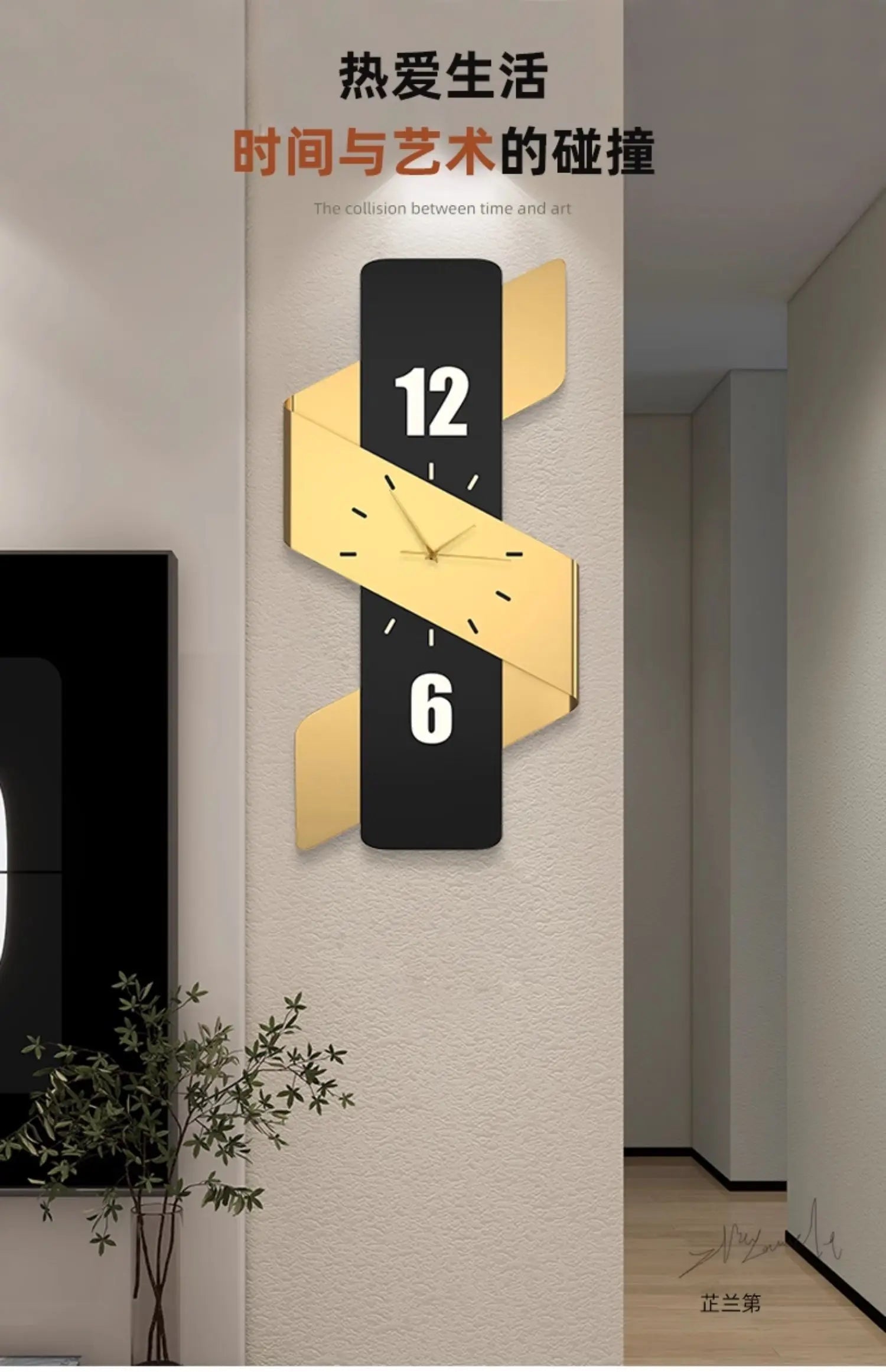 Luxury Digital Wall Clocks Living Room Art Mural Big Size Modern Wall Watch Minimalist Silent Horloge Murale Home Decoration RELUX.STORE
