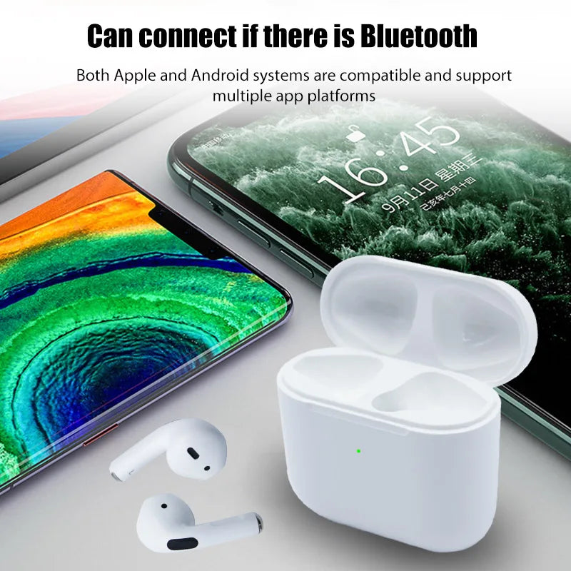 2024Pro 4 TWS Wireless Bluetooth Earphones Headphones Mini Earpone Headset For PC Android Apple iPhone Earbuds Accessories RELUX.STORE