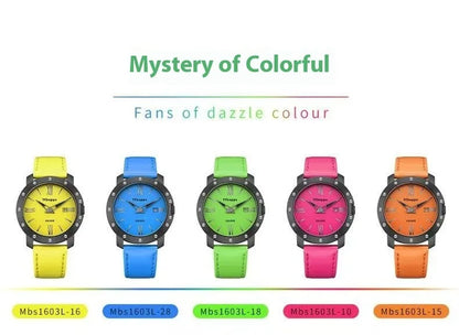 Authentic Mbappe Watches, New Fashion Luxury Brand, Sports Quartz Women's Watches, Dopamine Color Watches