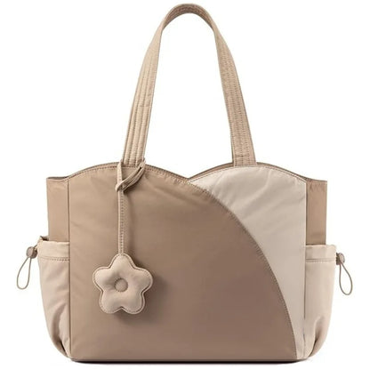 Women's Tote Work Bag for Teachers and Nurses - Daily Travel Handbag with Cup Holder Durable Polyester Fabric