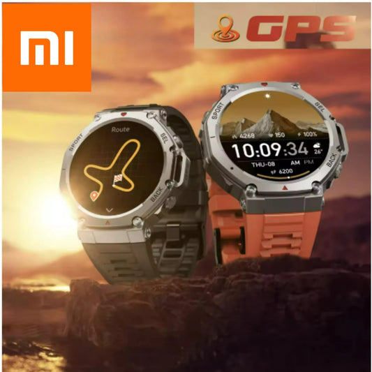 Xiaomi T-Rex 3 For Amazfit New Military gps smartwatc Built-in Compass Altimeter 10ATM Waterproof Sports Smartwatch Men Women