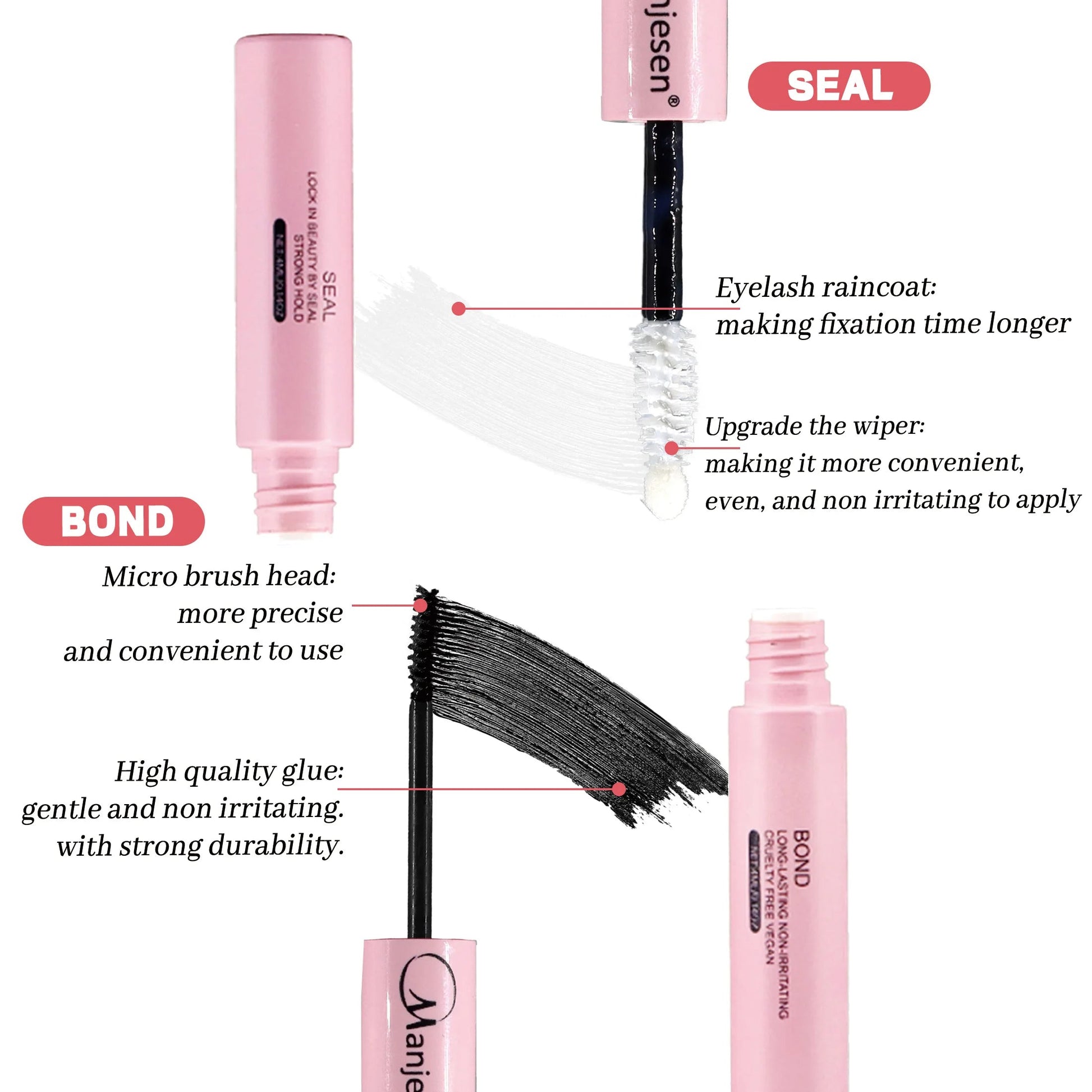 DIY Lash Extension Kit Lash Bond and Seal Remover Tweezers Makeup Set Individual Lashes Clusters  Eyelashes Tools RELUX.STORE