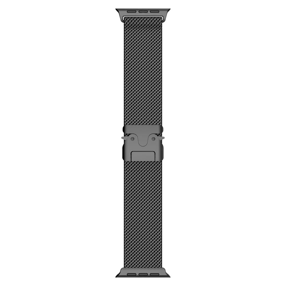 Milanese Loop Strap For Apple Watch Band Ultra 2 49mm 46mm 45mm 44mm 42mm Stainless Steel Metal for iWatch Series 10 9 8 7 6 5 4