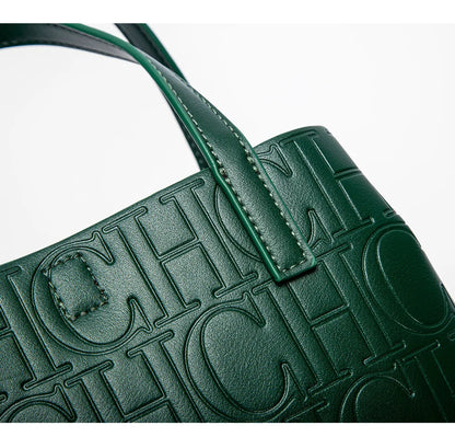 Classic Simple Solid Color Women's New 2024 Large Capacity Handbag Letter Element Women's Handbag RELUX.STORE