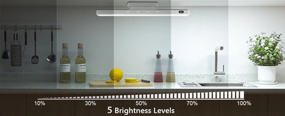 WILLED 5W Dimmable Night Light 3 Colors Adjustable Makeup Light with 2500mAh Rechargeable Under Cabinet for Closet Bedside Desk