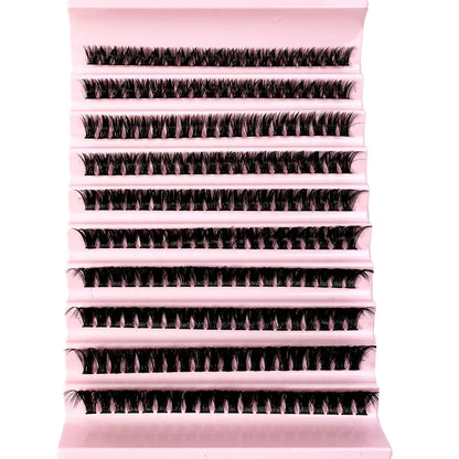 Faux Mink Eyelashes 540Cluster C Curled 9-16mm Mixed Natural Eyelash Extension 3D Russian Strip Personal Eyelash Makeup Tool RELUX.STORE