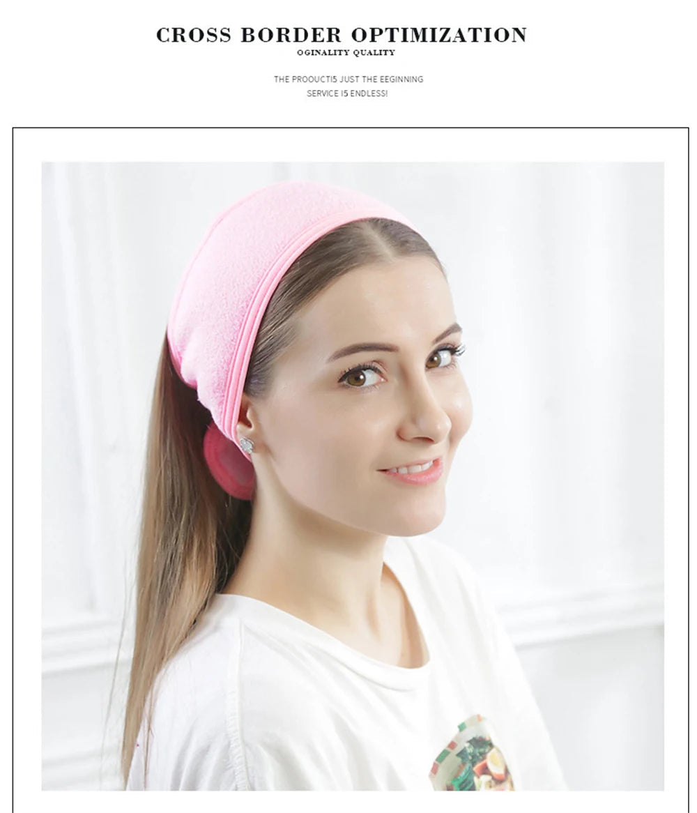 Eyelash Extension Headband Makeup Eyelash Extension Supplies Lashes Accessories Face Washing Bath SPA Facial Adjustable Headband RELUX.STORE