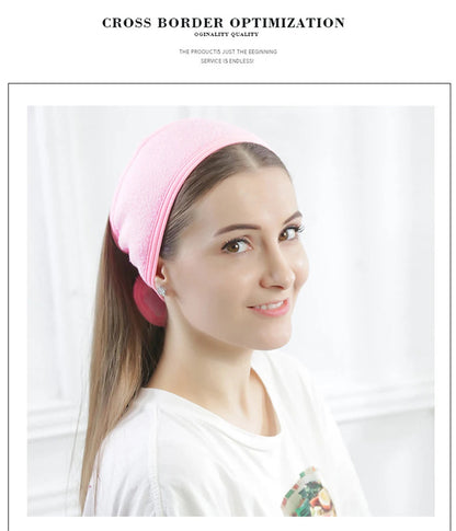Eyelash Extension Headband Makeup Eyelash Extension Supplies Lashes Accessories Face Washing Bath SPA Facial Adjustable Headband RELUX.STORE
