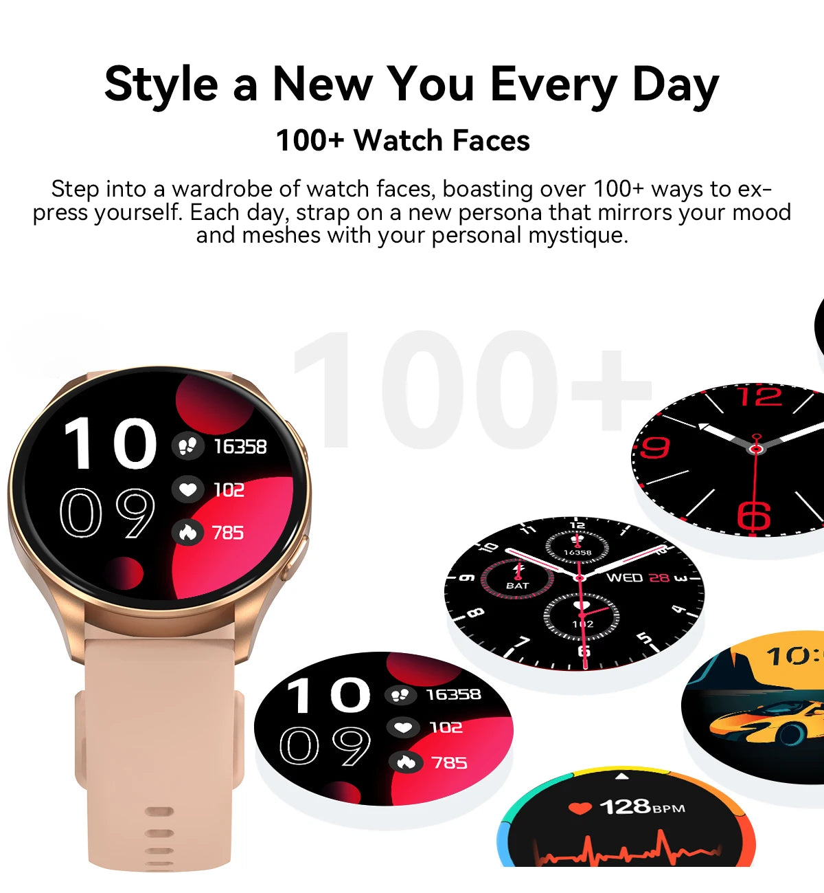 Blackview 2024 New Smartwatch X20 Watch AMOLED Display Hi-Fi Bluetooth Phone Calls Health and Fitness Tracking  for ISO Android