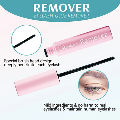 DIY Lash Extension Kit Lash Bond and Seal Remover Tweezers Makeup Set Individual Lashes Clusters  Eyelashes Tools RELUX.STORE