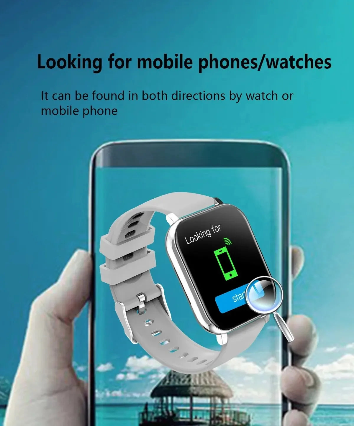 LAXASFIT Smart Watch For Men Women Gift Sports Fitness Watches Bluetooth Calls Digital Smartwatch Wristwatch