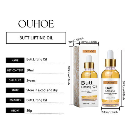 Buttock Enlargement Oil Hip Lifting Growth Firming Nourishing Moisturize Skin Tighten Pores Enhance Elasticity Body Massage Care RELUX.STORE