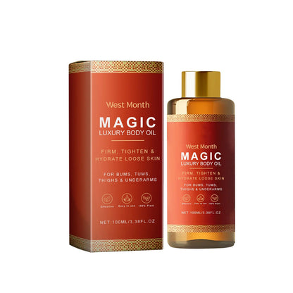 Magic Luxury Body Oil Deeply Moisturizing Dry Skin Tightening Firming Chest Thighs Rejuvenating Repairing Soften Nourishing Oil RELUX.STORE