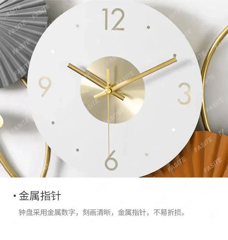 Minimalist Design Wall Clocks Creative Silent Fashion Wall Watch Aesthetic Large Art Mural Horloge Murale Home Decoration