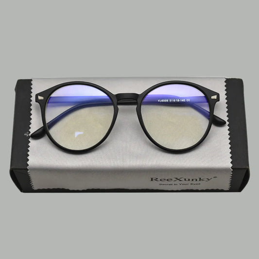 Photochromic Anti Blue Rays Computer Glasses Women Vintage Round Frame Gaming Glasses Men Anti Eyestrain Light Blocking Eyewear RELUX.STORE