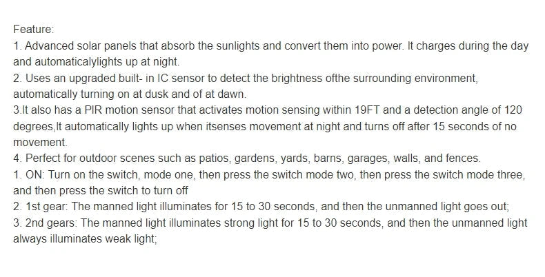 Powerful Outdoor Solar Lamp Garden Solar Powered Streetlight Outdoor Lights Waterproof Light Led Lighting External Decoration RELUX.STORE