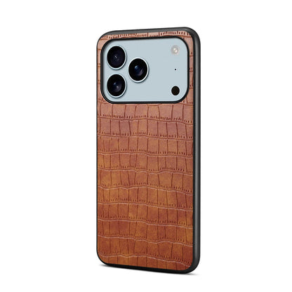 3D Texture PU Leather Case for iPhone 17Air 16e 17 16 15 14 Plus 13 12 11 Pro Max Shockproof Soft TPU Matte Cover Fundas Bumper RELUX.STORE