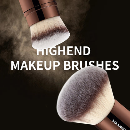 MAANGE 20pcs/set Pro Makeup Brushes Double Ended Foundation Concealers Blush Eye Shadows Brush for Liquid Cream Powder Blending RELUX.STORE