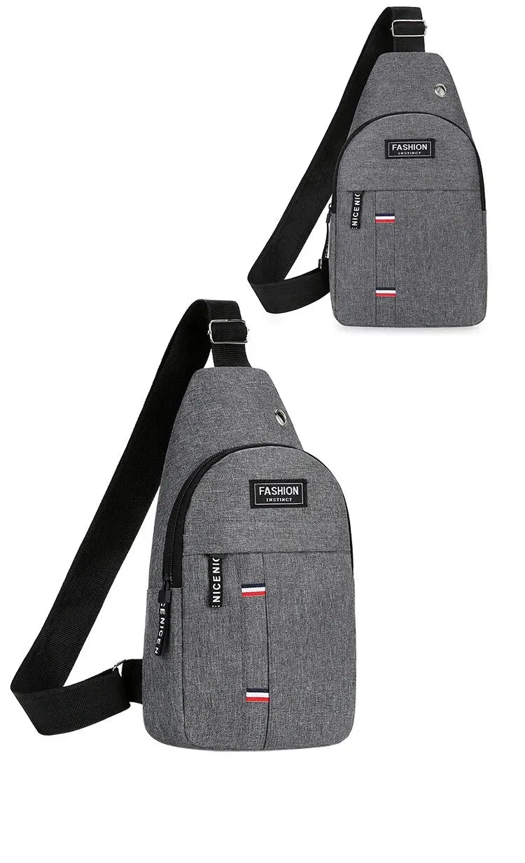 Fashionable and Trendy Lightweight Single Minimalist Shoulder Crossbody Bag for Men with Large Capacity for Leisure and Sports RELUX.STORE