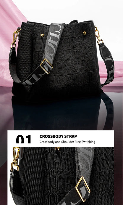 Crossbody Elegant Design Sense Letters Drawstring Design Brand Women's Bag Fashion Casual Hundred Women's Bag Crossbody RELUX.STORE