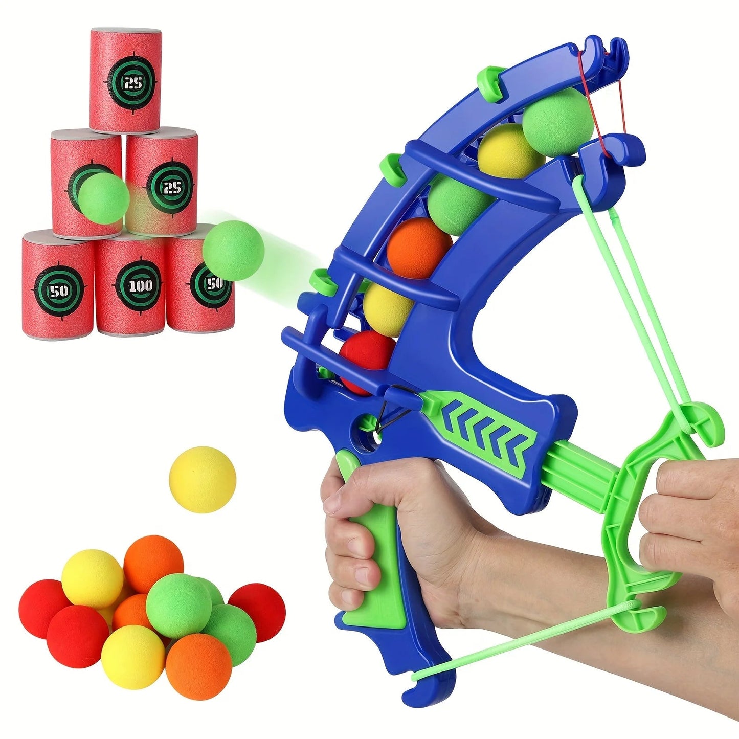 Soft Bullet Target Practice Toy for Children, Educational Shooting Practice Toys with Soft Bullets - RELUX.STORE