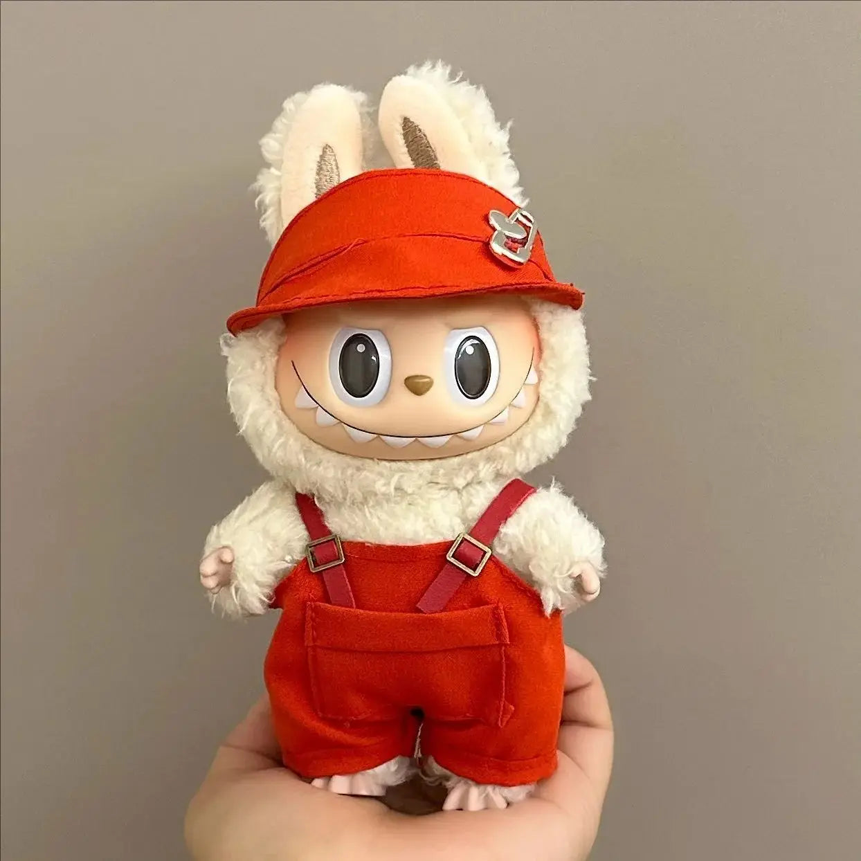 Labubu Clothing Popular New Products Fashion Velcro 17cm Doll Cute Dress Casual Set Skirt Plush Toy Clothing